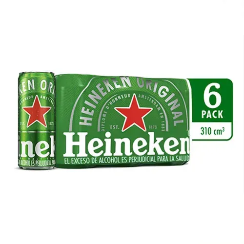 Cerveza Heineken Sixpack 6 und x 1860 ml