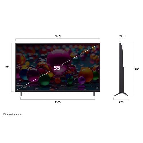 Televisor LG 55 Pulgadas 4K UHD Smart TV 55UA8050PSA