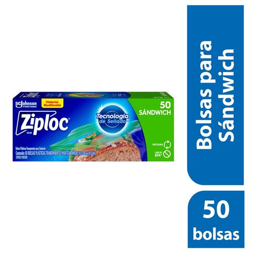 Bolsa Ziploc Sándwich 50 und