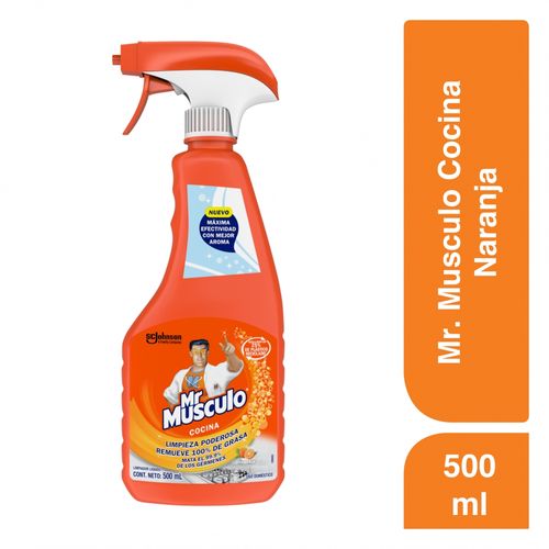 Mr Musculo AntiGrasa  Naranja Pistola 500 cm3