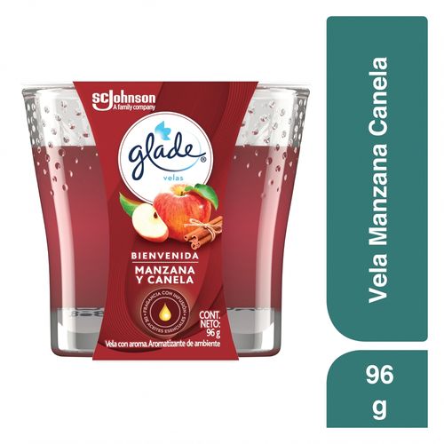 Ambientador Glade Candle Canela Manzana 96 g