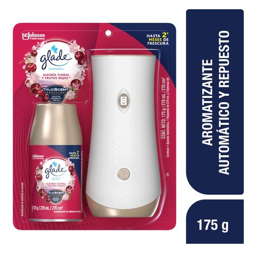 Ambientador Glade Automatico Unidad Alegria Floral 175 g