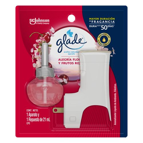 Ambientador Glade Aceite 21 ml Unidad Alegría Floral