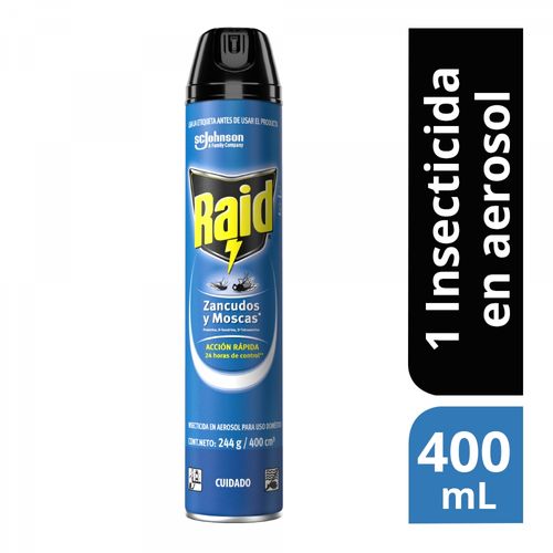 Insecticida Raid Voladores Spray 400 ml