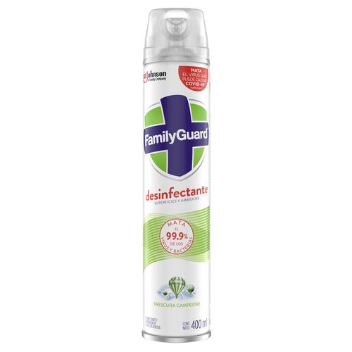 Desinfectante FamilyGuard x 400 ml Frescura Campestre