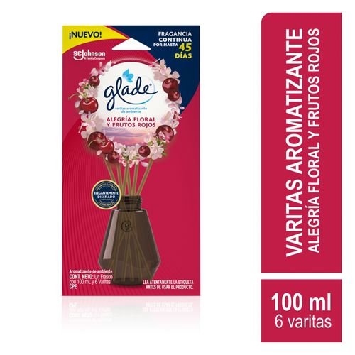 Glade Varitas Alegria Floral y Frutos Rojos x 100 ml