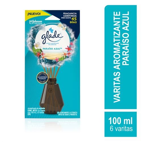 Glade Varitas Paraiso Azul x 100 ml
