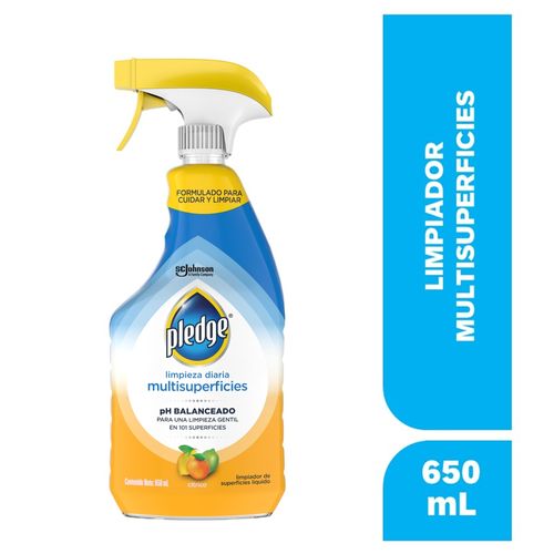 Limpiador MultiSúperficies Pledge Citrico x 650 ml