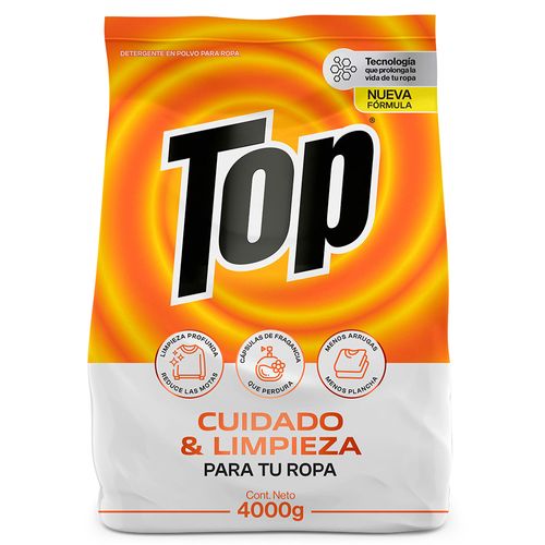 Detergente Top Cuidado y Limpieza x 4000 g