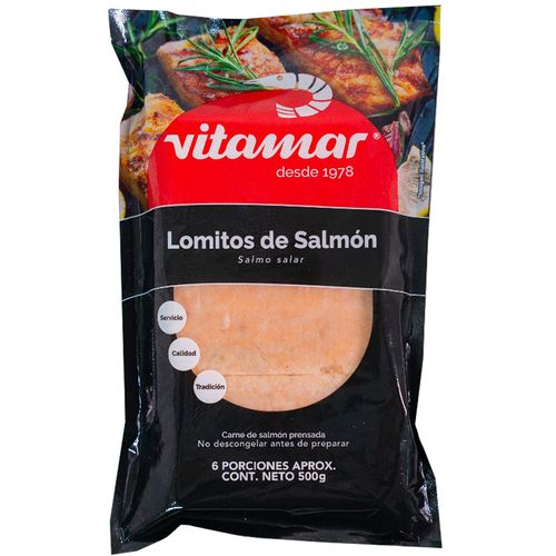 Lomito de Salmón Vitamar 500 g