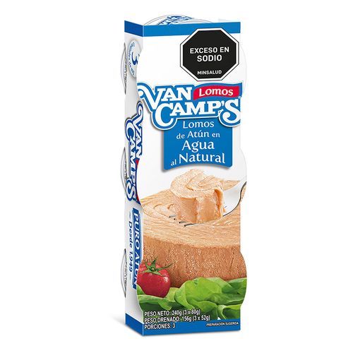 Atún Van Camps Baby 3X80 g Agua