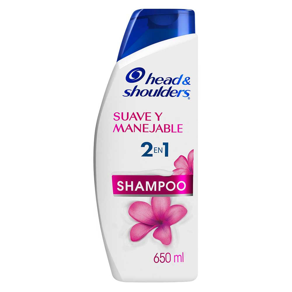 Shampoo Head And Shoulders 2 En 1 Suave Y Manejable x 650 ml - Mercacentro