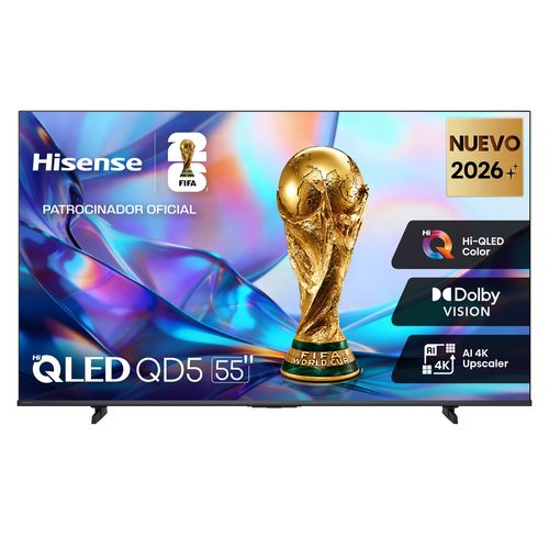 Televisor Hisense 55 Pulgadas QLED UHD-4K Smart 55QD5SV