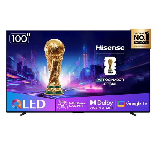 Televisor Hisense 100 Pulgadas QLED UHD 4K Smart 100Q7QG