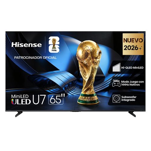Televisor Hisense 65 Pulgadas Mini LED UHD-4K Sm 65U7ESG