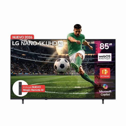 Televisor LG 85 Pulgadas Nano LED UHD-4K Smart TV 85NU855BPSA.AWC