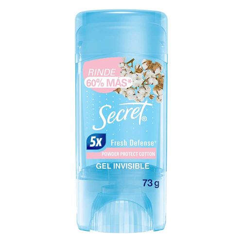 Desodorante Secret Gel Algodón 73 g