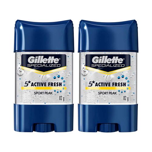 Desodorante Gillette Gel Oferta Sport Peak 2pack 164 g