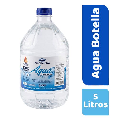 Agua Mercacentro garrafa Sin Gas 5000 ml
