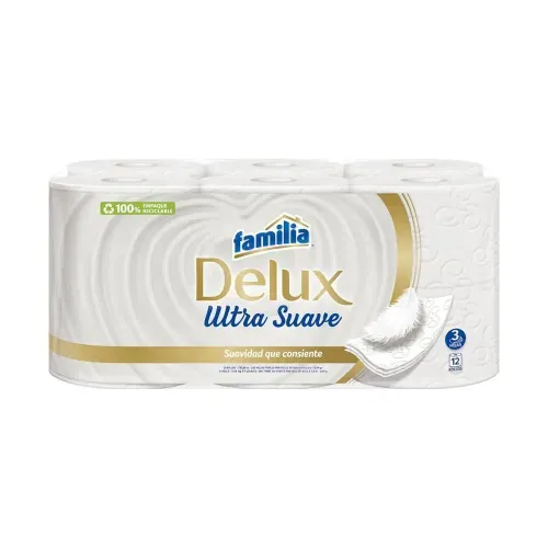 Papel Higiénico Familia Delux 12 rollos x 29 m c/u