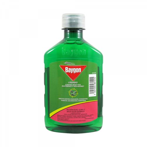 Baygon Insecticida líquido mata insectos voladores y rastreros, 230ml