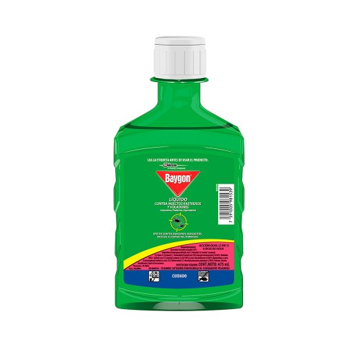 Baygon Insecticida líquido mata insectos voladores y rastreros, 475ml