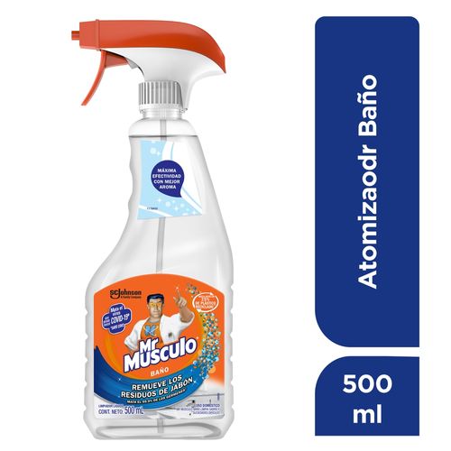 Mr Musculo Limpiador Líquido Para Baño atomizador, 500 ml
