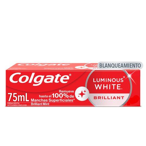 Crema Dental Blanqueadora Colgate Luminous White Brilliant 75ml