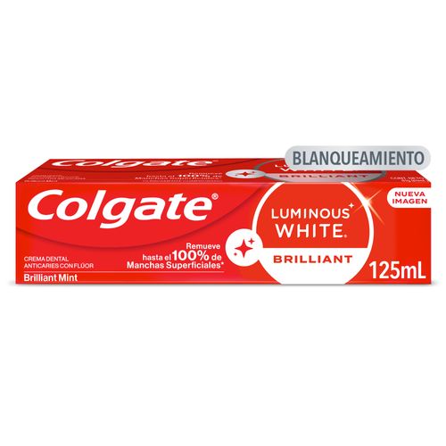 Crema Dental Blanqueadora Colgate Luminous White Brilliant 125ml