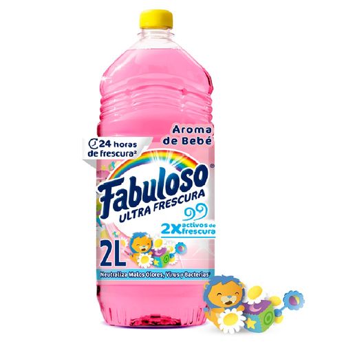 Limpia Pisos Fabuloso Antibacterial Bebe 2L