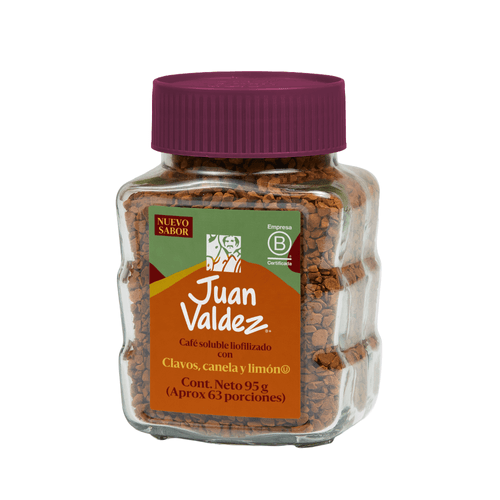 Café Juan Valdez Liofilizado Clavos Canela y Limón 95 g