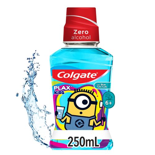 Enjuague Bucal Niños Colgate Plax Kids Minions 250ml