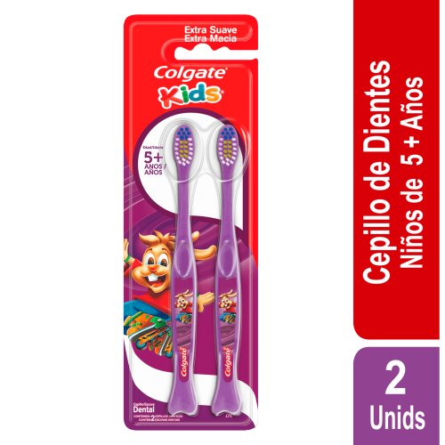 Cepillo de Dientes Niños Colgate Tandy Extra Suave x2und