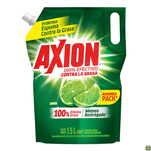 Lavaplatos Líquido Axion Limón 1.5L