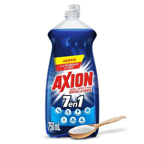 Lavaplatos Líquido Axion 7en1, 750 mL