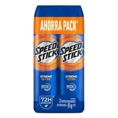 Desodorante Hombre Speed Stick Xtreme Ultra Spray 91g x2