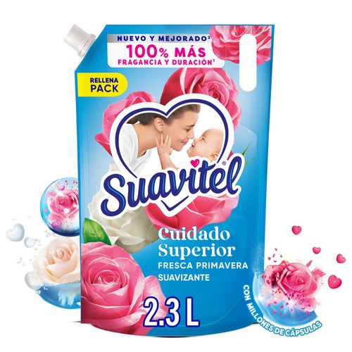 Suavizante Suavitel Cuidado Superior Fresca Primavera 2.3L