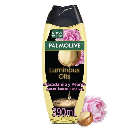 Jabón Liquido Corporal Palmolive Luminous Macadamia y Peonia 390ml