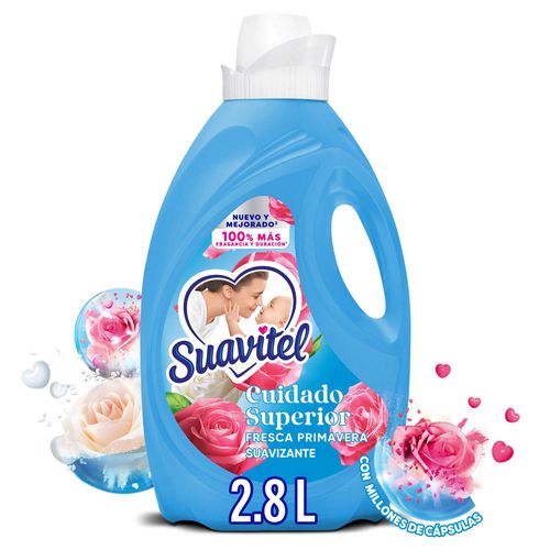 Suavizante Suavitel Cuidado Superior Fresca Primavera 2.8L