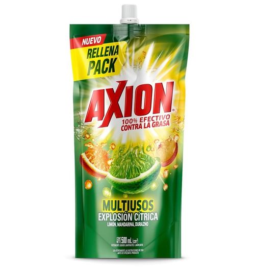 Lavaplatos Líquido Axion Explosión Cítrica Doypack 500 mL