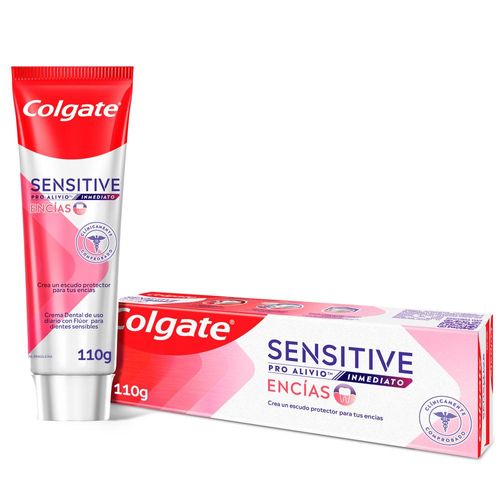 Crema Dental sensibilidad Colgate Sensitive Pro-Alivio Inmediato Encías 110g