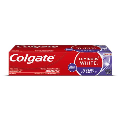 Crema Dental Blanqueadora Colgate Luminous White Color Correct 66 ml