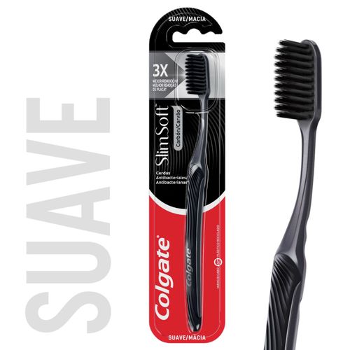 Cepillo de Dientes Colgate Slim Soft Carbón Suave und
