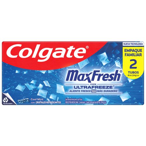 Crema Dental Colgate Max Fresh Cool Mint 2 und x 80 ml c/u