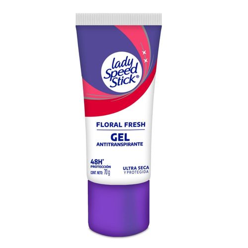 Desodorante Mujer Lady Speed Stick Double Defense Floral Fresh Gel Tube 70 g