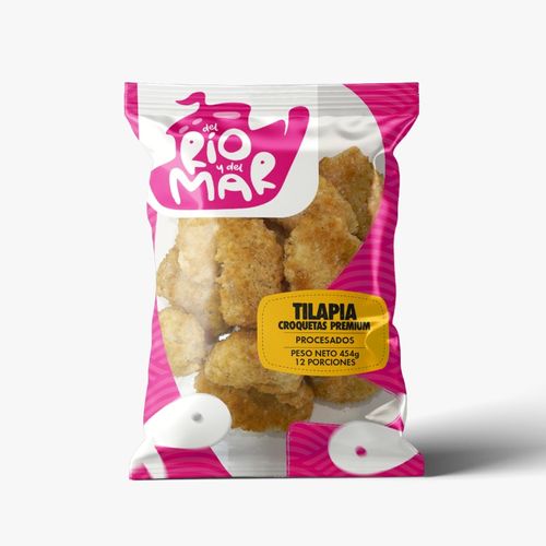 Croquetas de Tilapia Del Rio y Del Mar Premium 454 g