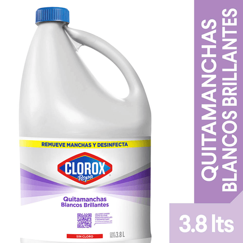 Clorox Ropa Blancos Brillantes Quitamanchas 3800 ml