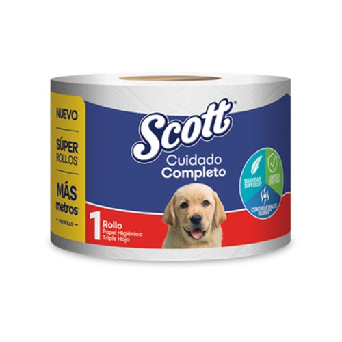 Papel Higiénico Scott XXG Cuidado Completo Rollo x 30 m