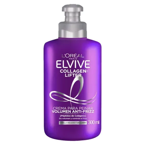 Crema Para Peinar Elvive Engrosador Colageno x 300 ml