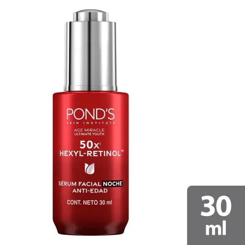 Serum Facial Ponds Noche Miracle Antiedad x 30 ml